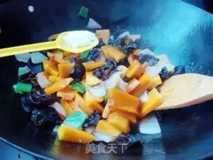 Make Onion wood burn pumpkins step 6