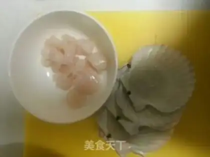 Make Garlic fan sap step 2