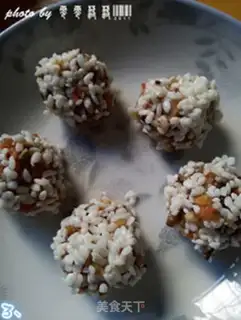 Make The rice pearls step 2