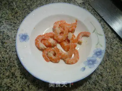 Make Shrimp turquoise step 2