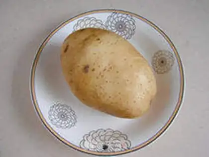 Make Potato saladmous cake step 1