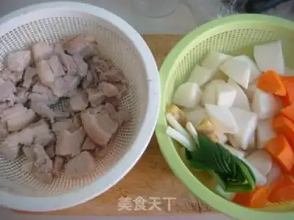 Make Traditional radish meat step 0