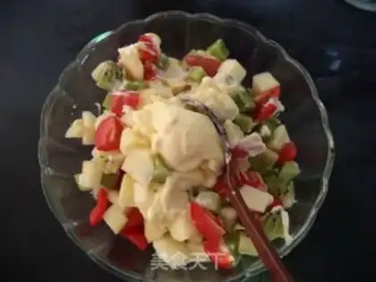 Make Fruit salad bread step 4