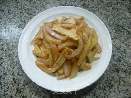 Make Onion fried tofu dry step 6