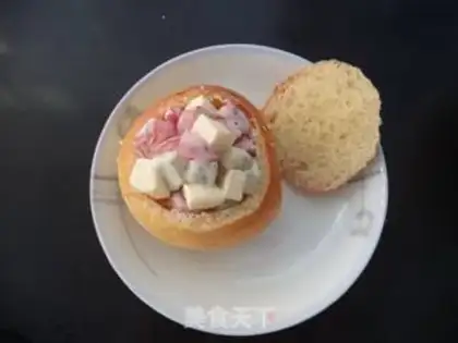Make Fruit salad bread step 8