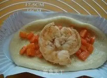 Make Shrimp vegetable salad bread step 16
