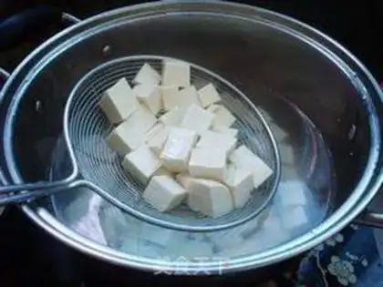 Make Garlic tofu step 0