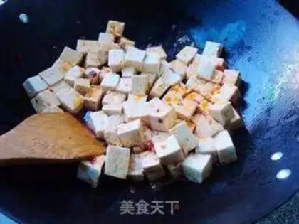 Make Garlic tofu step 4