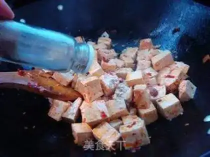 Make Garlic tofu step 5