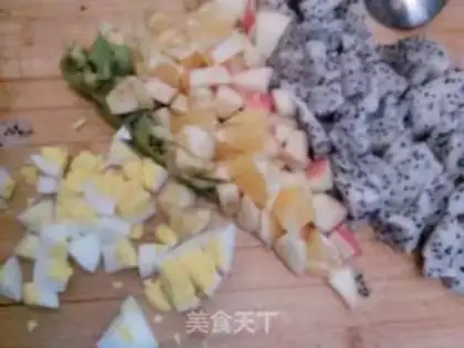 Make Cupi fruit salad step 4