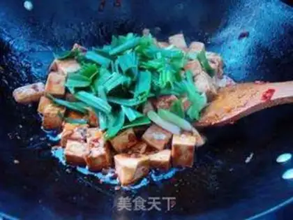 Make Garlic tofu step 7
