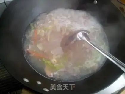 Make Spicy lamb belly pancakes step 1