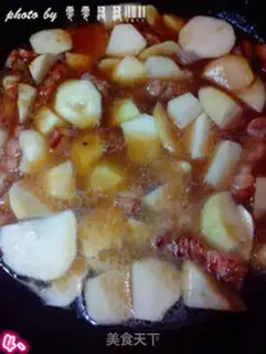 Make Potato red with five flowers step 3