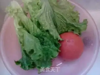 Make Cuppie ham sandwich step 1