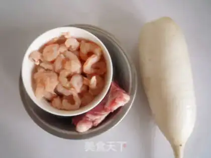 Make Crystal shrimp radish step 0