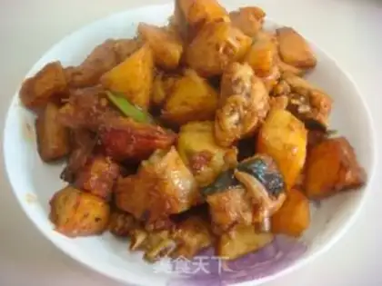 Make Dried potato chicken wings step 5