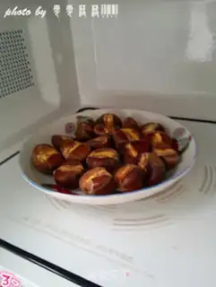 Make Baked chestnuts step 2