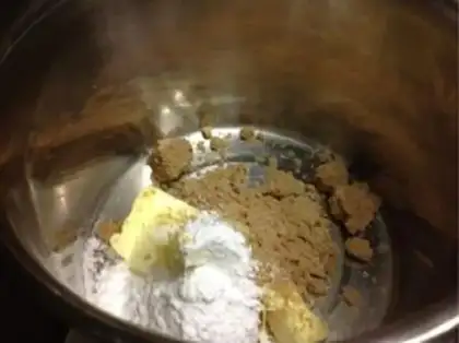 Make Cream-leaf cookies step 1