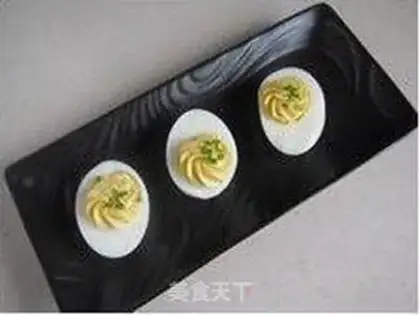 Make Egg yolk salad step 7
