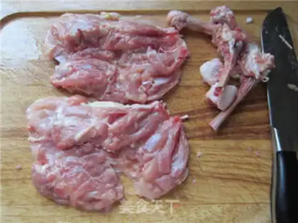Make Black pepper chicken willow step 0