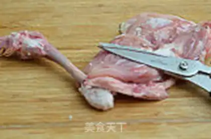 Make Chicken Leg salad step 1