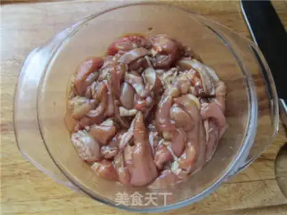 Make Black pepper chicken willow step 3