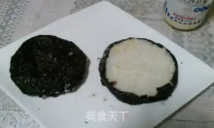 Make Burger cake sushi step 6