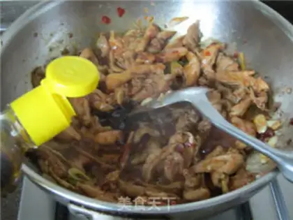 Make Black pepper chicken willow step 8