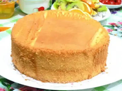 Make Fruit birthday cake step 2
