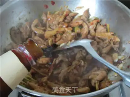 Make Black pepper chicken willow step 9