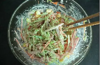 Make Mini vegetable salad step 5