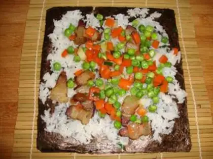 Make The rice gravy step 6