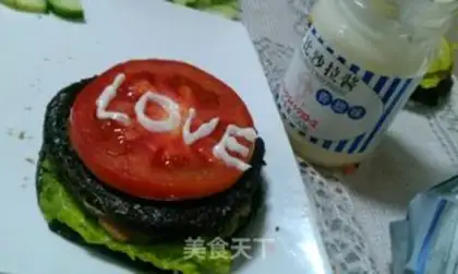 Make Burger cake sushi step 8