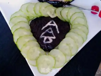 Make Burger cake sushi step 15