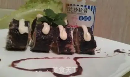 Make Burger cake sushi step 18