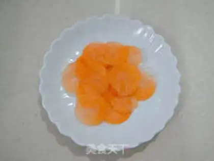 Make Carrot roses step 1