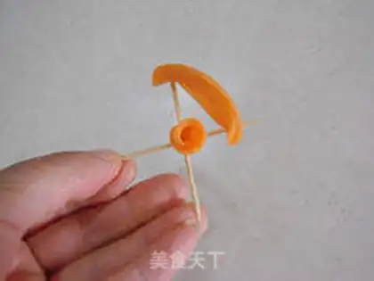 Make Carrot roses step 7
