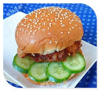 Make Chicken Leg Burger step 9