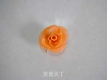 Make Carrot roses step 14