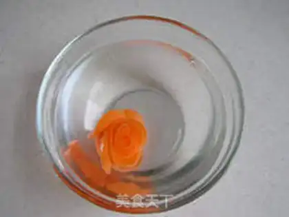 Make Carrot roses step 15