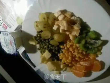 Make Cornfruit salad step 0