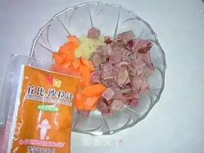 Make Potato beef salad step 11