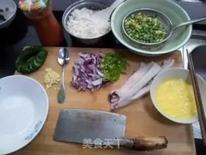 Make Fried squid eggcake step 0