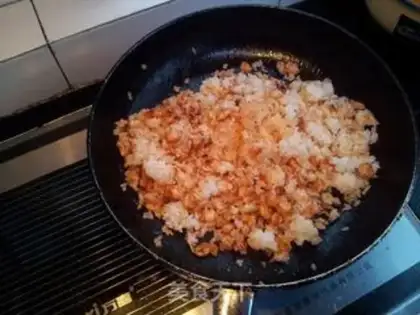 Make Fried squid eggcake step 2