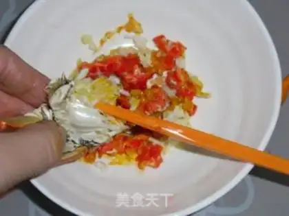 Make Crab tofu step 1