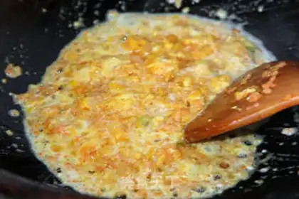 Make Shrimp egg soycurd step 3