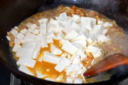 Make Shrimp egg soycurd step 4