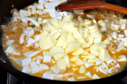 Make Shrimp egg soycurd step 5