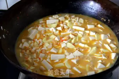 Make Shrimp egg soycurd step 7
