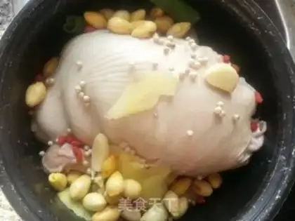 Make Piggy belly chicken step 4